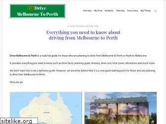 drivemelbournetoperth.com.au