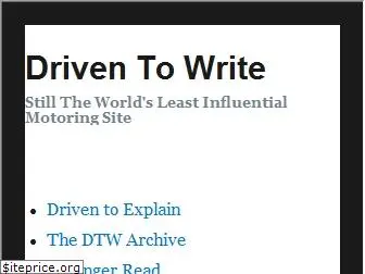 www.driventowrite.com
