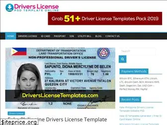 driverslicensetemplates.com