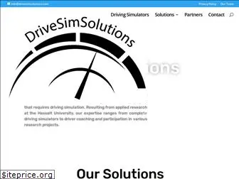 DRIVESIMSOLUTIONS  Your partner in Driving simulator Solutions