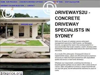 driveways2u.com.au