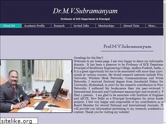 drmvsubramanyam.com