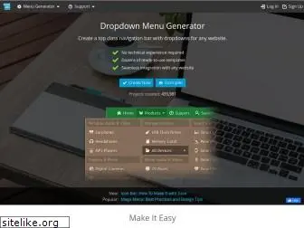 dropdownmenugenerator.com