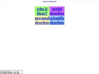 drorlist.com
