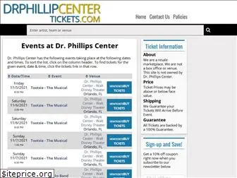 drphillipscentertickets.com