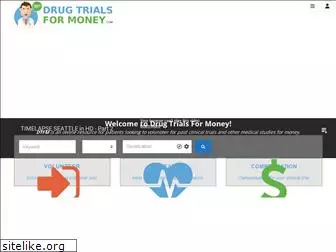 drugtrialsformoney.com