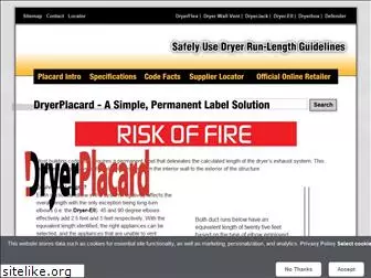 dryerplacard.com