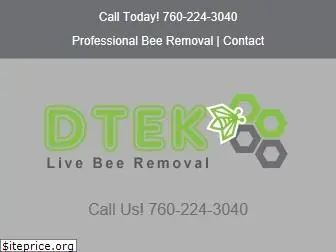 dteklivebeeremoval.com