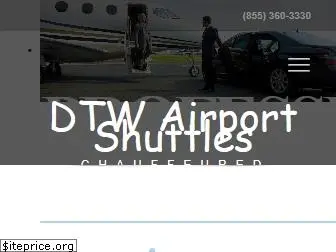 dtwairportshuttles.com