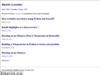 duarteocarmo.com thumbnail