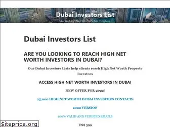 dubaiinvestorslist.com
