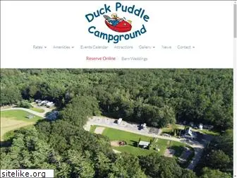 duckpuddlecampground.com