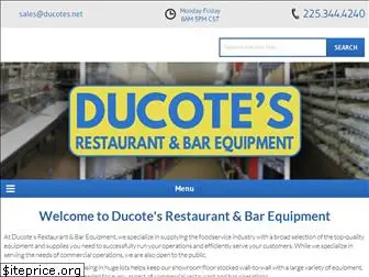 ducotesrestaurantsupply.com