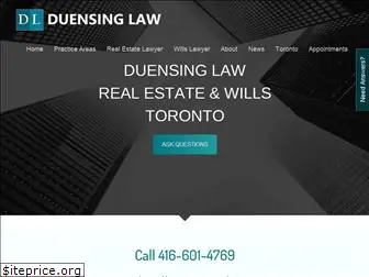 duensinglaw.com