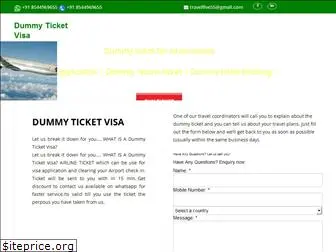 dummyticketvisa.com