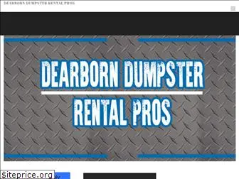 dumpsterrentaldearborn.com