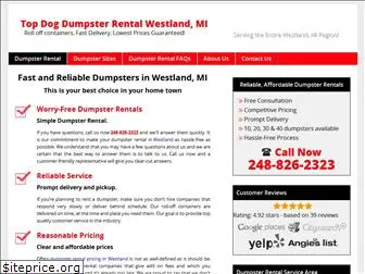 dumpsterrentalwestlandmi.com