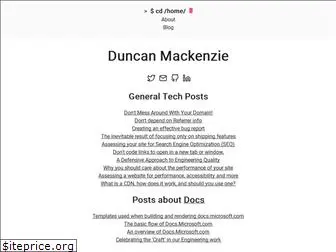 duncanmackenzie.net