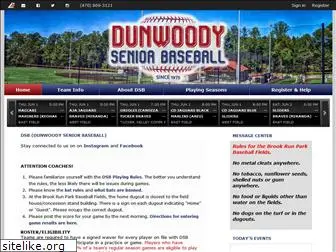 dunwoodyseniorbaseball.com