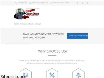 duqueautoglass.com