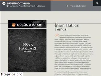 dusunuyorumdergisi.com