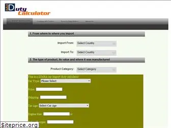dutycalculator.co.zw
