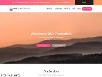duxtranslations.com