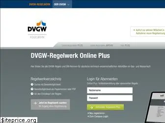 dvgw-regelwerk.de