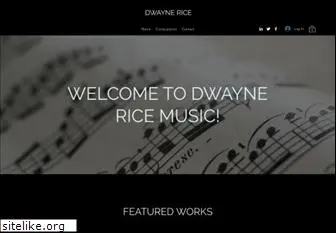 dwaynericemusic.com