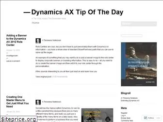 dynamicsaxtipoftheday.com