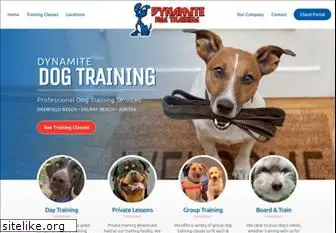 dynamitedogtraining.com