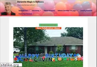 dynamitemagicandballoons.com