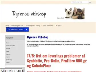 dyreneswebshop.dk