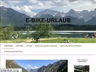 e-bike-urlaub.info