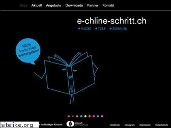 e-chline-schritt.ch