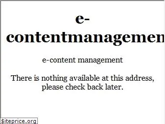 e-contentmanagement.com