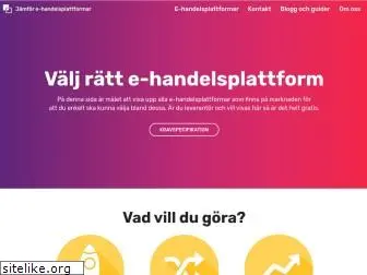 e-handelsplattformar.com