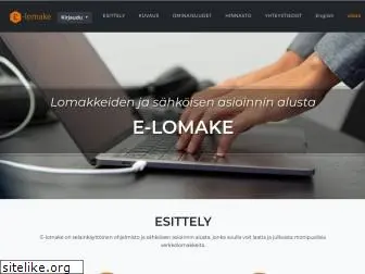 e-lomake.fi