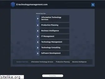 e-technologymanagement.com