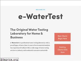 e-watertest.com