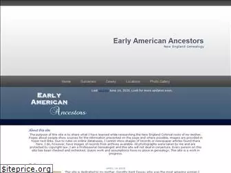earlyamericanancestors.com