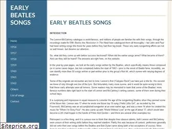 earlybeatlessongs.weebly.com