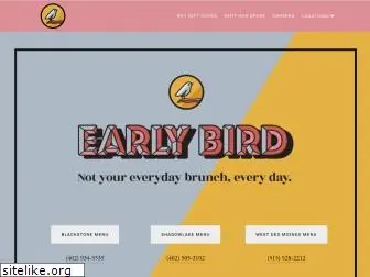 earlybirdbrunch.com