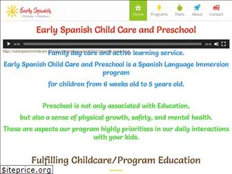 earlyspanishchildcare.com