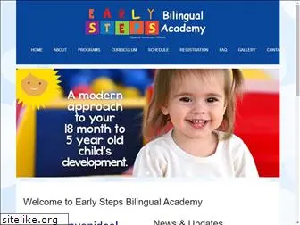 earlystepsbilingualacademy.com
