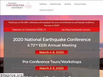 earthquakeconference.org