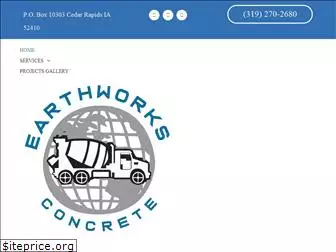 earthworksconcrete.com