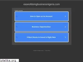 easeofdoingbusinessnigeria.com