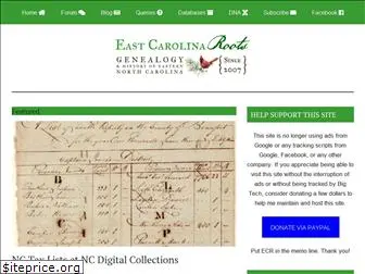 eastcarolinaroots.com