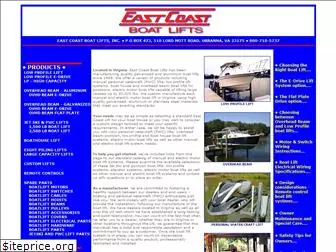 eastcoastboatlifts.com